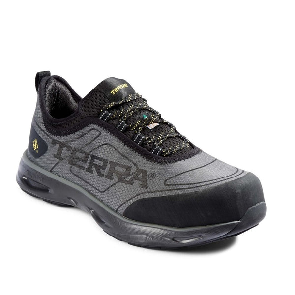 Chaussure de sécurité athlétique Terra Lites unisexe à embout composite TR0A4NRBBLG - Gris / Noir