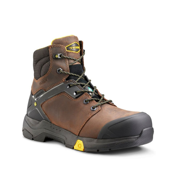 Botte de sécurité imperméable Carbine Terra 6 po pour hommes, à cap de composite TR0A8395BRN - Brun