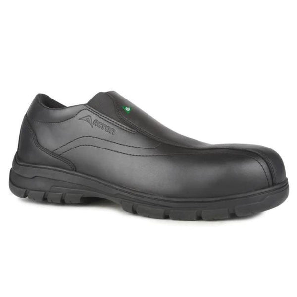 Chaussure de travail Acton Club pour hommes à enfiler à bout d'acier Oxford Noir - A9264-11