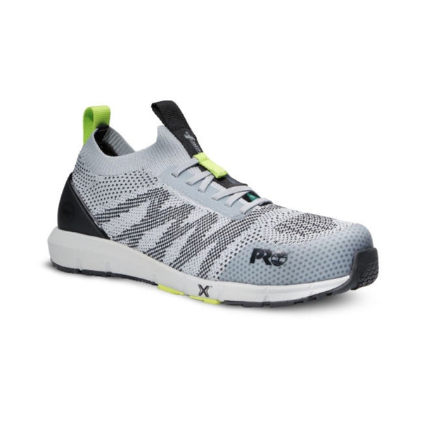 Chaussure de travail athlétique à enfiler Timberland PRO Radius Knit TB0A41YY065 pour hommes à cap de composite - GRIS
