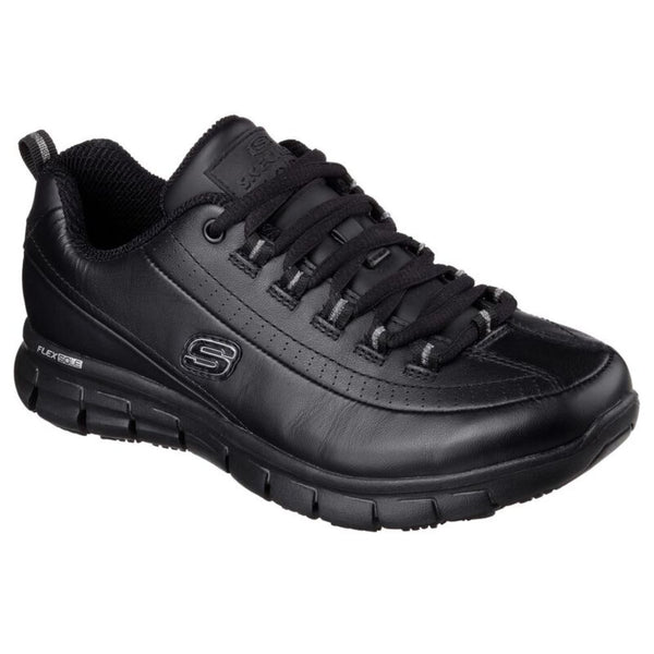 Chaussures de travail Skechers Trickel antidérapante pour femmes 76550 - Noir