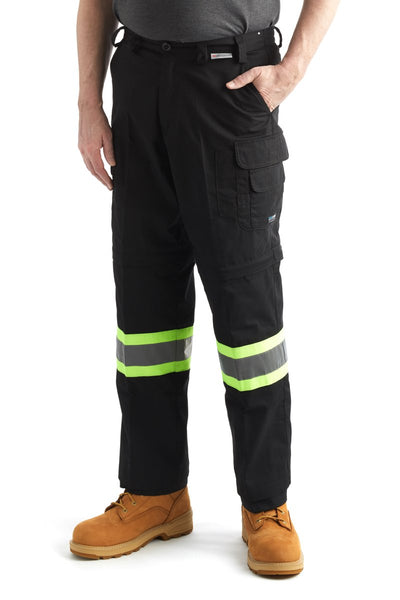 Pantalon de travail Coolworks cargo ventilé à haute visibilité pour hommes - CW2 noir