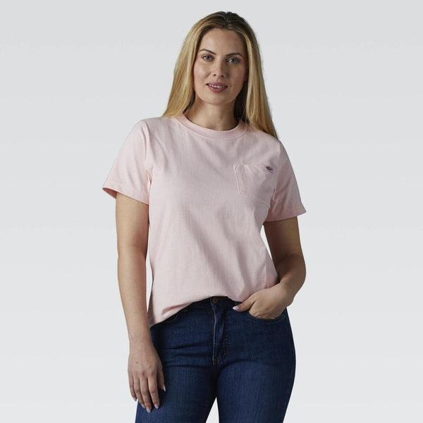 Dickies T-shirt épais à manches courtes pour femmes FS450 - Rose