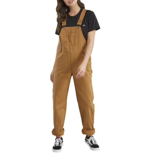 Brun Salopette en denim Dickies pour femmes