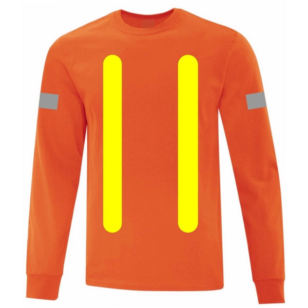 Gerber t-shirt de travail à manches longues nuit haute visibilité pour homme 005X