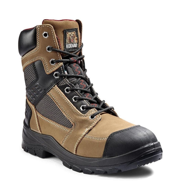 Botte de sécurité Rebel Kodiak de 20 cm pour hommes, à embout d'acier
