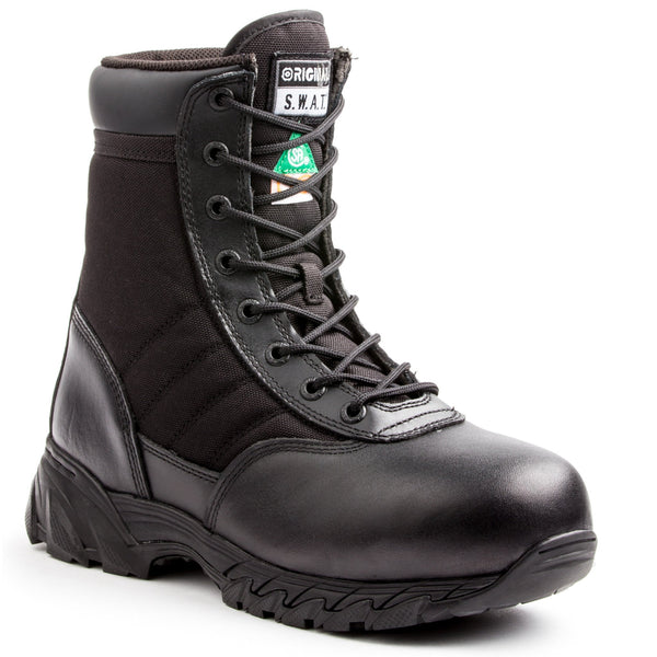 Botte de sécurité Classic SWAT 225001 de 9po pour hommes/femmes, a cap de composite