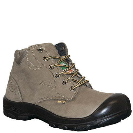 Botte de sécurité S556 Kaki P&F's pour femme de 15 cm, à embout d'acier - Kaki