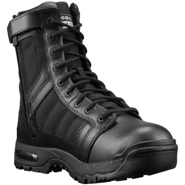 Botte isolée SWAT Metro Air 123401 9po pour homme avec fermeture éclair latérale - Noir