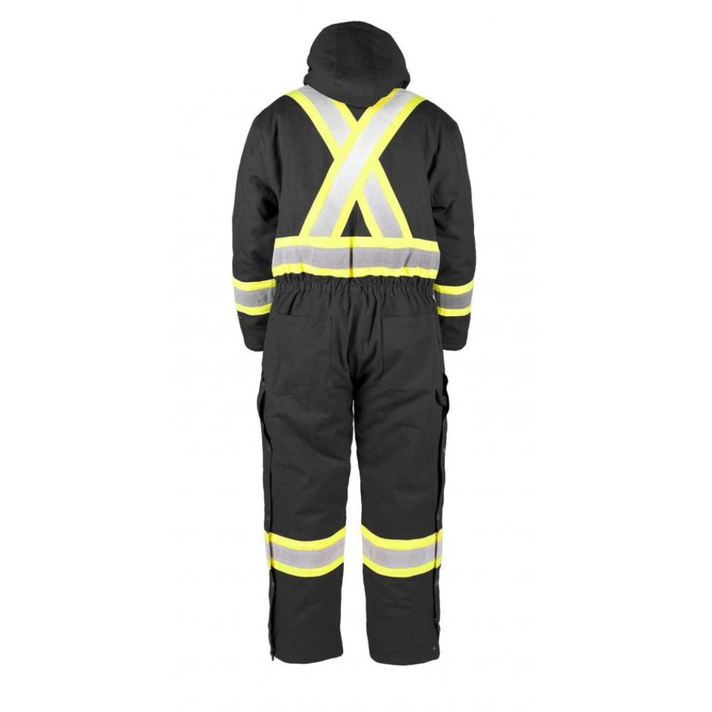 StyleWear Ensemble Veste Et Pantalon Imperméables Haute Visibilité Homme - Protection Pluie Travail