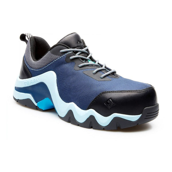 Chaussure de sécurité athlétique EKG Terra pour femmes, à embout composite - Bleu