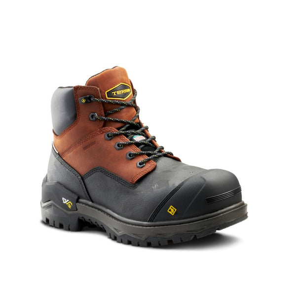 Botte de travail imperméable CSA Gantry Terra de 6po pour hommes, à cap de composite TR0A4T8VBRN - Brun