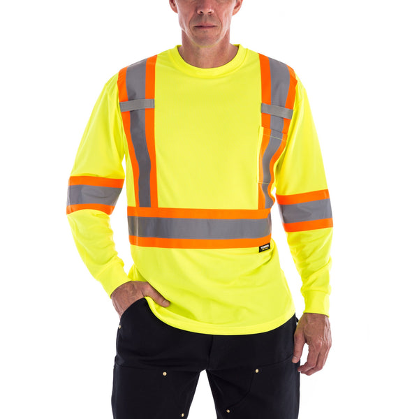 T-shirt à haute visibilité, à manches longues 116525yl