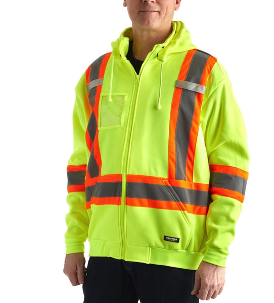 Terra veste de travail en polaire polyester haute visibilité 116506YL - Jaune