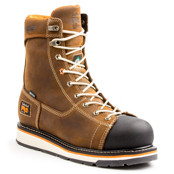 Botte de sécurité Gridworks Timberland PRO de 8po pour hommes, à cap d'acier A12EZ