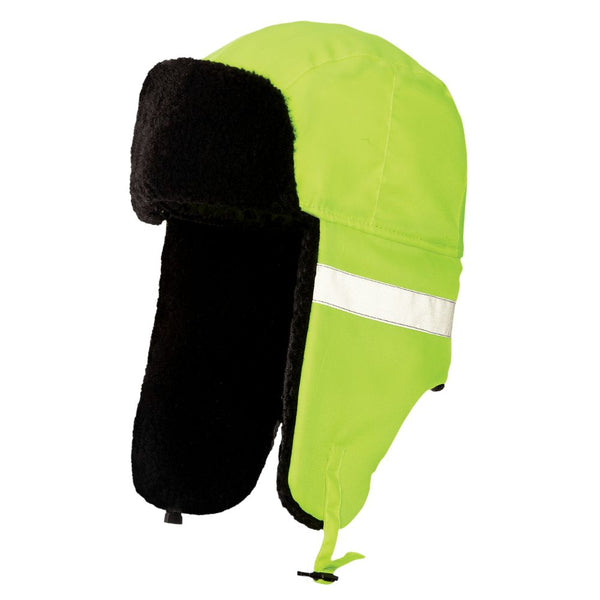 Tuque d'hiver aviateur haute visibilité Tough Duck pour hommes - Jaune