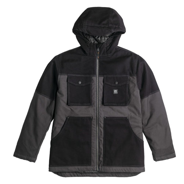 Walls Manteau de travail isolé en canard imperméable Edgewood pour hommes - Noir YC12