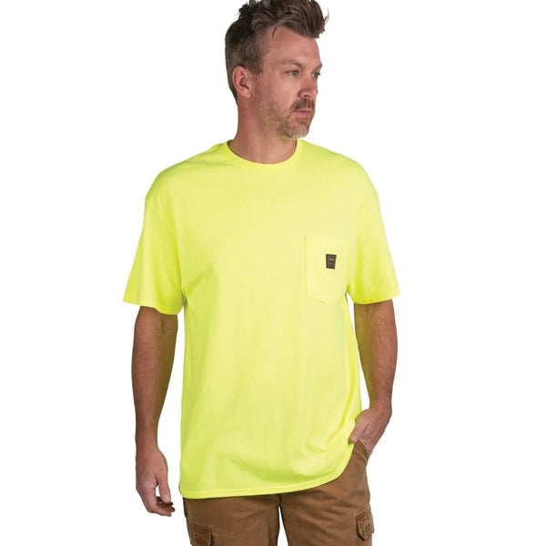 T-shirt de travail de sécurité en filet à visibilité améliorée Walls - Jaune