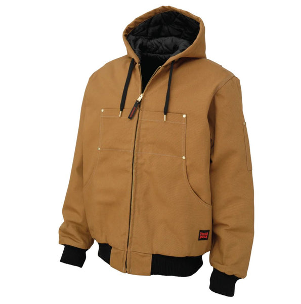 Blouson aviateur de travail classique Tough Duck pour homme WJ30 - Brun