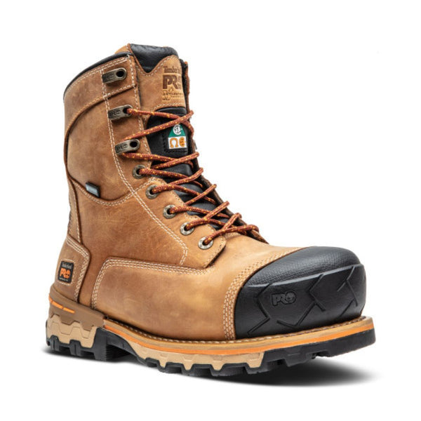 Botte de sécurité Boondock Timberland PRO de 20cm pour hommes, à cap de composite - TB0A21B7231-WHE