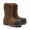 Botte de sécurité en caoutchouc imperméables Timberland PRO Boondock à enfiler pour hommes à cap de composite TB0A4499214 - Brun