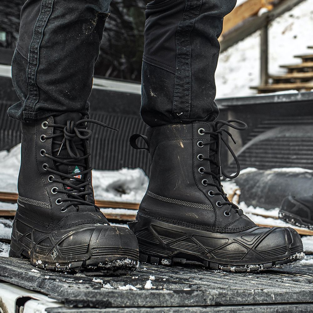 Bottes De Sécurité Hiver Hommes Femmes - Bottes De Travail Chaudes Antistatiques Et Antidérapantes Pour Construction Et Industrie