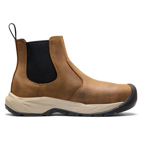 Bottes de sécurité de randonnée Keen Utility Highframe 1033135 pour hommes, mi-hautes, à enfiler, avec embout en acier et protection imperméable