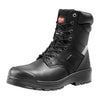 Bottes de sécurité de travail Red Kap Campbell pour hommes, embout en acier imperméable 20 cm conformes à la norme CSA 1037BK - Noir
