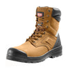 Bottes de sécurité de travail Red Kap Campbell pour hommes, embout en acier imperméable 20 cm conformes à la norme CSA 1037BN - Brun