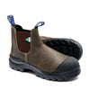 Bottes de sécurité de travail unisexes Blundstone Rotoflex 9302 à enfiler, isolées et à embout composite - Brun