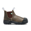 Bottes de sécurité de travail unisexes Blundstone Rotoflex 9302 à enfiler, isolées et à embout composite - Brun