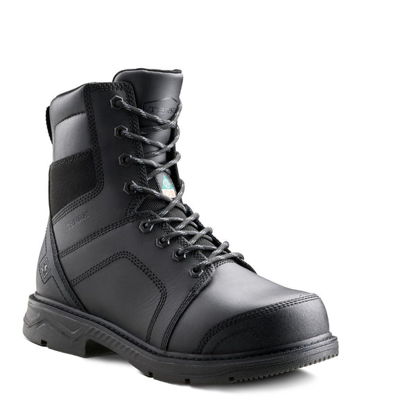 Bottes de sécurité de travail unisexes Terra Sheridan 1198BK à embout d'acier de 20 cm conformes aux normes CSA - Noir