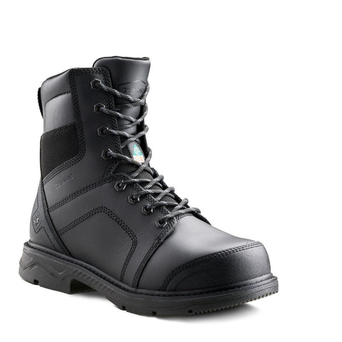 Bottes de sécurité de travail unisexes Terra Sheridan 1198BK à embout d'acier de 20 cm conformes aux normes CSA - Noir
