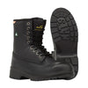 Bottes de sécurité unisexes Nats S320 8" à embout d'acier - Noir
