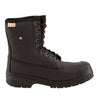 Bottes de sécurité unisexes Nats S320 8" à embout d'acier - Noir