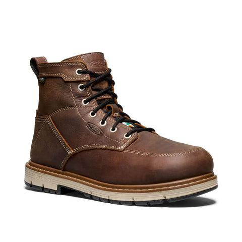 Bottes de travail Keen San Jose à talon 90° pour homme, embout en aluminium, 15 cm 1029864 - Brun