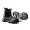 Bottes de travail 15cm à enfiler Mellow Walk pour femme, embout en acier 403049BLK