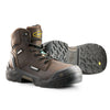 Bottes de travail 15 cm imperméables Terra Exile 25 pour homme embout composite 1009DB - Brun