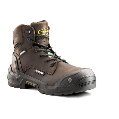 Bottes de travail 15 cm imperméables Terra Exile 25 pour homme embout composite 1009DB - Brun