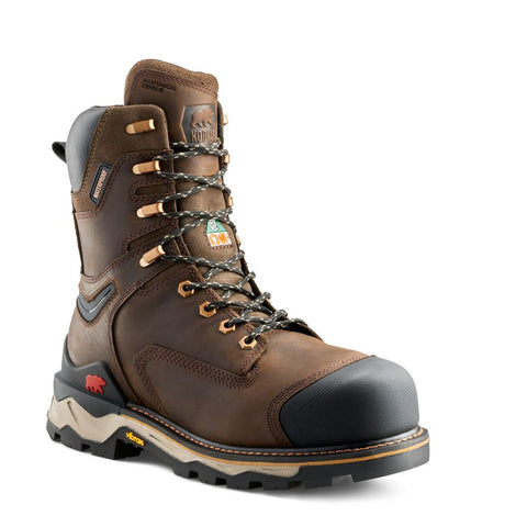 Bottes de travail 20cm Kodiak Neragon imperméables à embout composite pour homme 1304DB- Brun