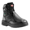 Bottes de travail 8 po Red Kap 1039BK Darrin pour hommes, embout en acier avec protection MET externe