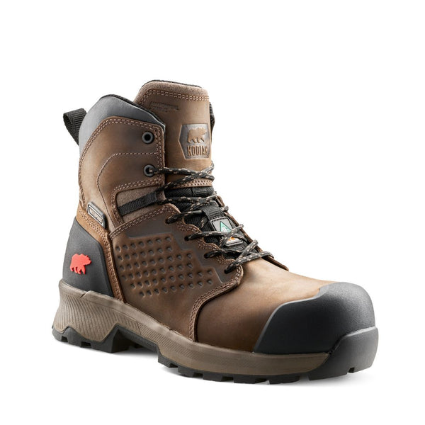 Bottes de travail Kodiak Berg 6 pouces imperméables à embout composite pour hommes 1001DB - Brun