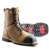 Bottes de travail Kodiak Lundbreck 8 po imperméables à embout composite pour hommes 1167BN - Brun