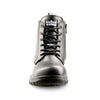 Bottes de travail Mellow Walk pour femmes, embout en acier de 15 cm, fermeture éclair latérale, 404049BLK