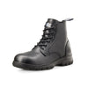 Bottes de travail Mellow Walk pour femmes, embout en acier de 15 cm, fermeture éclair latérale, 404049BLK