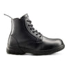 Bottes de travail Mellow Walk pour femmes, embout en acier de 15 cm, fermeture éclair latérale, 404049BLK
