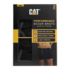 Boxers de sport CAT en maille pour homme (lot de 2) - Noir