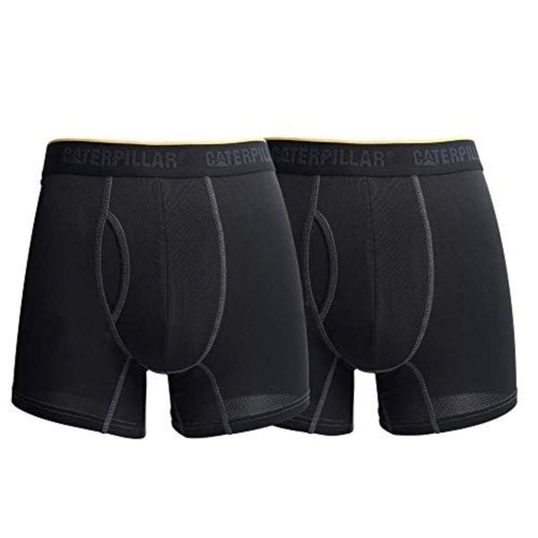 Boxers de sport CAT en maille pour homme (lot de 2) - Noir