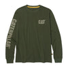 CAT Chemise de travail à manches longues pour homme Trademark Banner 1510034 - Vert