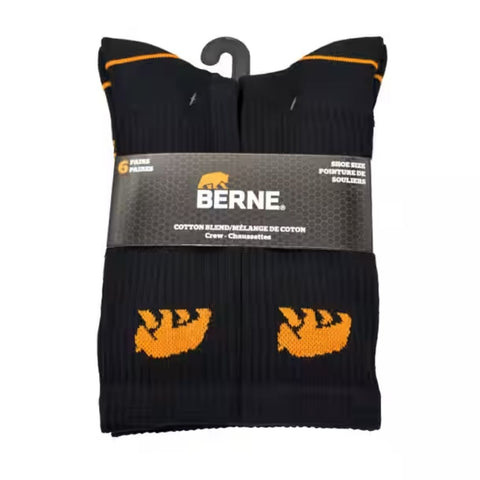 Chaussettes Berne pour homme, lot de 6, en mélange de coton 906B